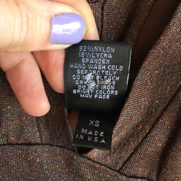 👛Yana K designer dress from Anthropologie shimmer - Picture 4 of 5